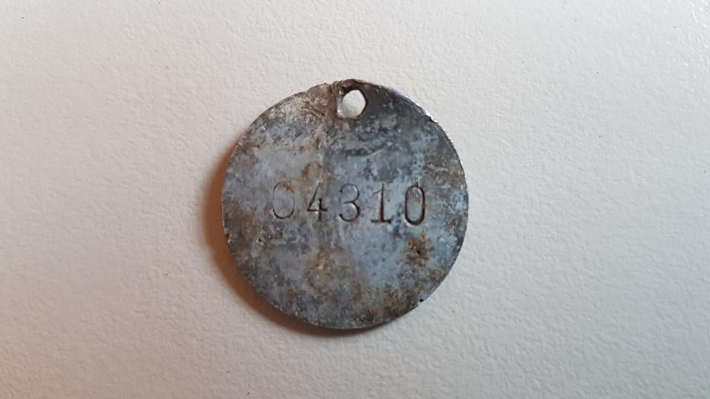 hondenpenning, Ophalen of Verzenden, Overige materialen