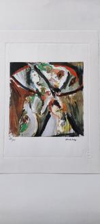 Pierre Alechinsky: lithografie - La fête du porte a faux, Ophalen of Verzenden