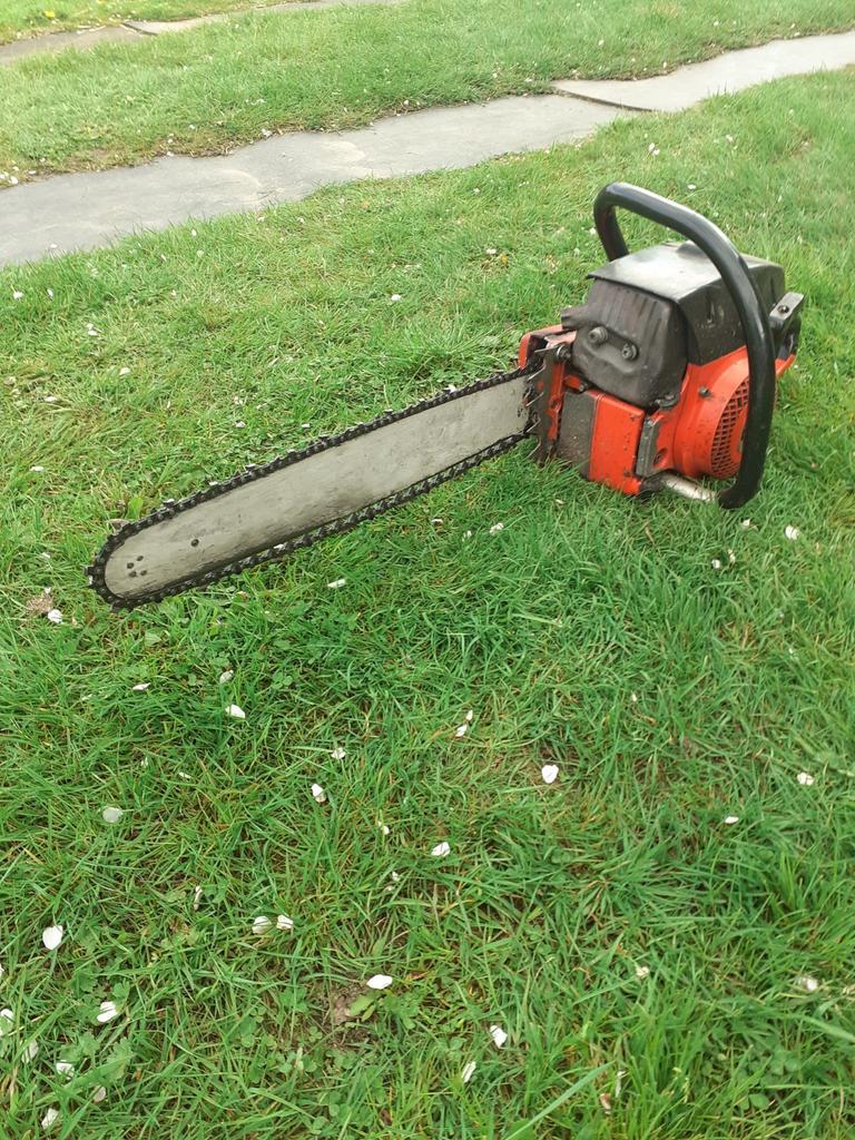 Kettingzaag Sachs Dolmar 123 voor opmaak, Ophalen