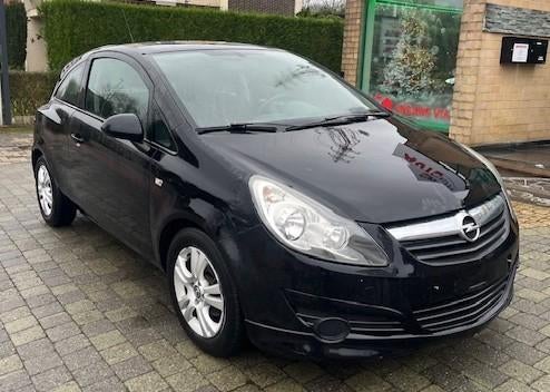 Opel Corsa * 1J GARANTIE * GEKEURD * LEZ OK * TOPSTAAT, Auto's, Euro 5, Zwart, Bedrijf, Dealer onderhouden