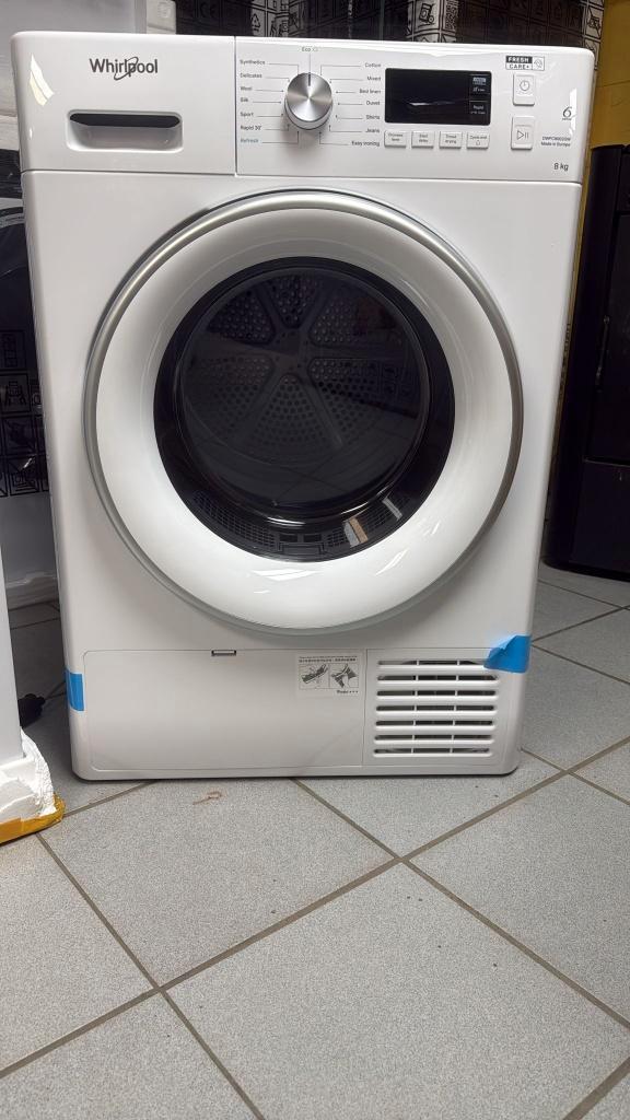 Condens DROOGKASTEN 8Kg Whirlpool, Electroménager, Sèche-linge, Neuf, À condensation, Chargeur frontal, 8 à 10 kg, 85 à 90 cm