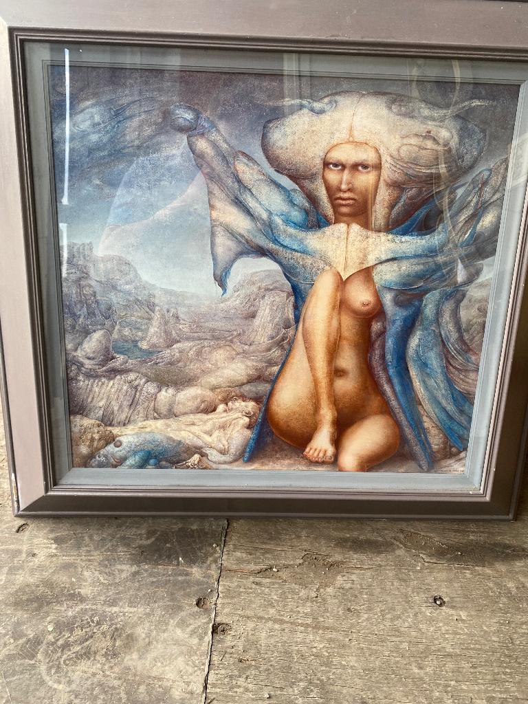 Schilderij van De Coster Jean-Pierre (1972 - 1973), Antiek en Kunst, Ophalen