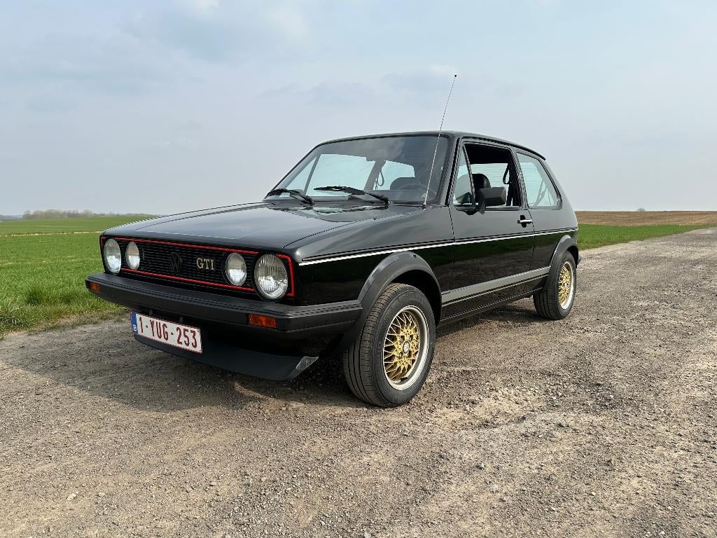 Golf GTI 1980, Auto's, 110 kW, 850 kg, 1600 cc, Zwart