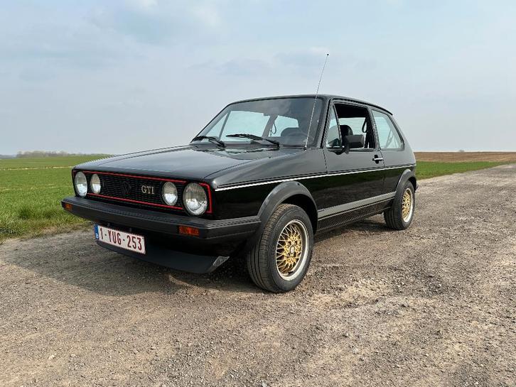 Golf GTI 1980, Autos, Volkswagen, Particulier, Golf, Essence, Hatchback, 3 portes, Boîte manuelle, Noir, Enlèvement