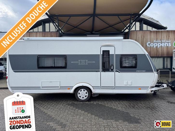 Hobby Prestige 560 WLU, Caravanes & Camping, Caravanes, jusqu'à 4, 1250 - 1500 kg, Banquette en rond, Hobby, 2 lits séparés, Lit dans la longueur