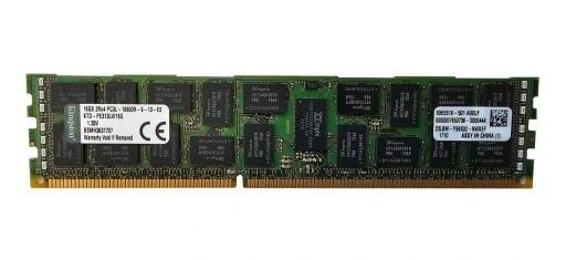 16GB 2Rx4 PC3L-10600R DDR3-1333 Registered ECC Kingston, Computers en Software, RAM geheugen