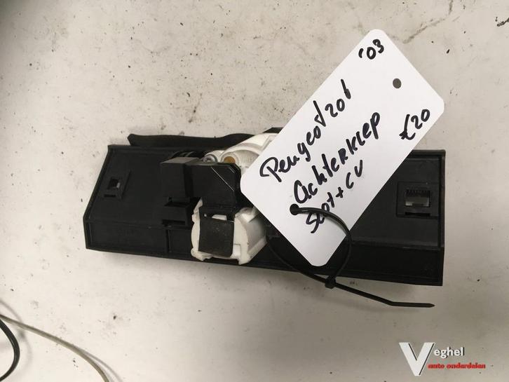 Peugeot 206 2003 achterklepslot met cv, Auto-onderdelen, Carrosserie, Gebruikt, Ophalen of Verzenden