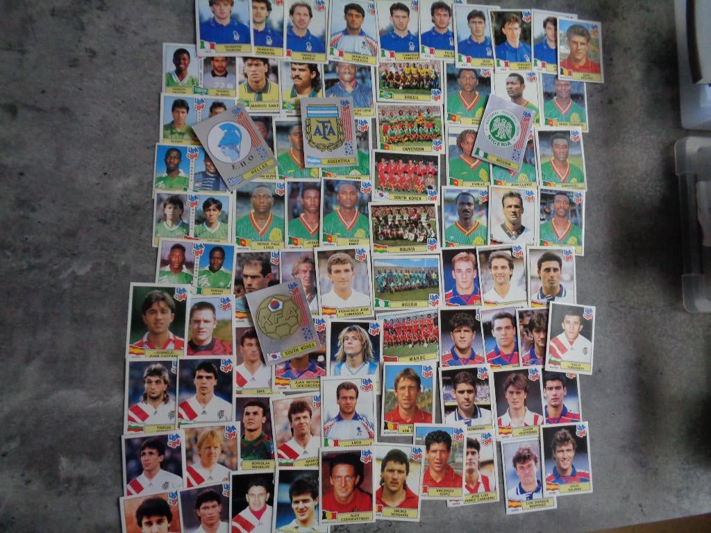 Autocollants de foot PANINI Coupe du monde 94 USA 1994 78X, Envoi, Comme neuf