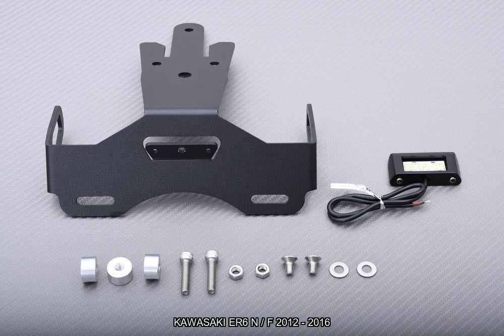 Support de plaque Court KAWASAKI ER6 N / F 2012 - 2016, Motos, Enlèvement ou Envoi, Neuf