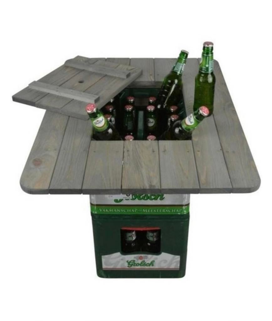 Tafelblad voor bierkrat, Ophalen, Zo goed als nieuw, Rechthoekig, Hout