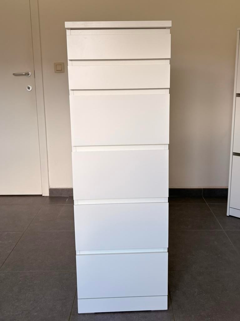 Commode rangements et miroir amovible intégré blanc IKEA, Neuf, 25 à 50 cm, Moins de 150 cm, Enlèvement