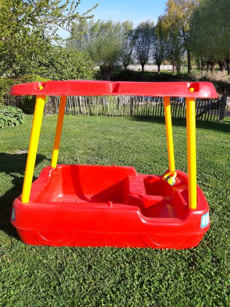 chicco speelboot, ook zwembadje-zandbak-glijbaan-opberg, Enfants & Bébés, Jouets | Extérieur | Aires de jeux, Enlèvement, Comme neuf