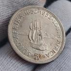 Munt / Zuid-Afrika / 5 Shilling / 1952 / Zilver / Prachtig!, Postzegels en Munten, Munten | Afrika, Ophalen of Verzenden, Zuid-Afrika