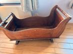 Eiken antieke kinderbed - schommelt, Enlèvement