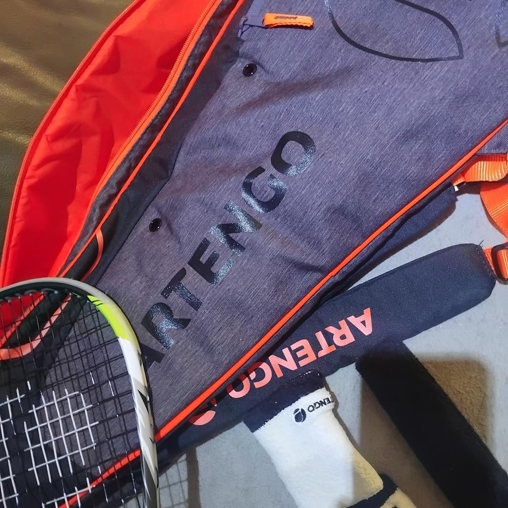 Raquette de squash bal avec sac artengo, Sports & Fitness, Tennis, Enlèvement, Raquette