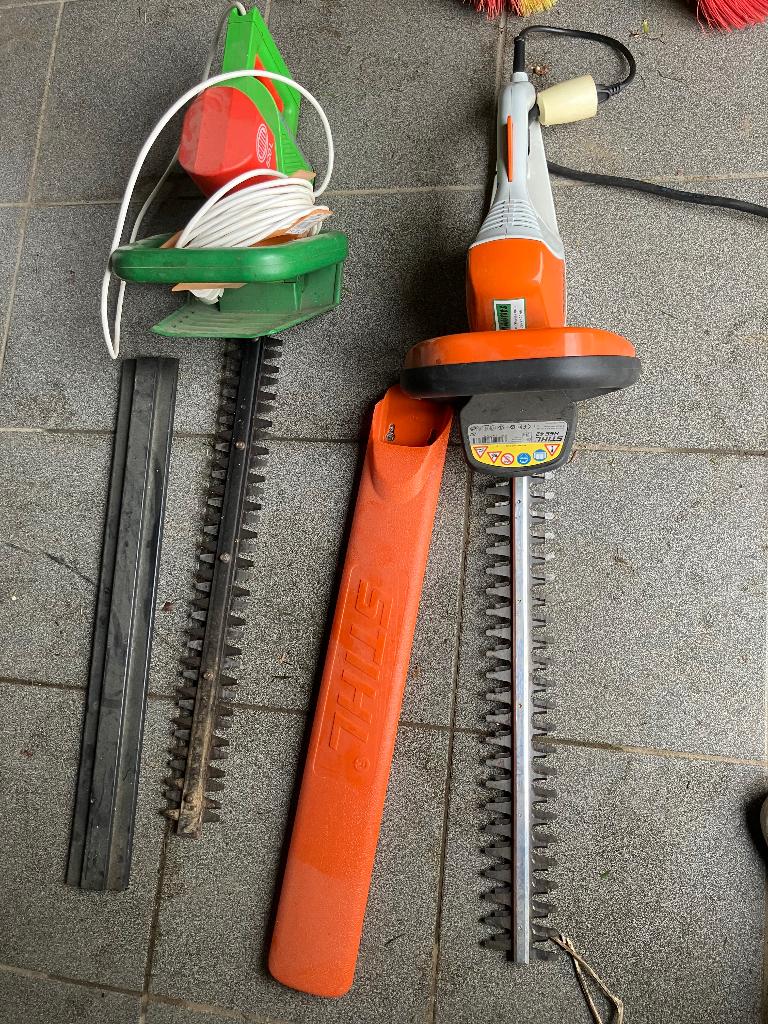 Heggen schaar electrisch, Tuin en Terras, Ophalen, Gebruikt, Elektrisch, Stihl