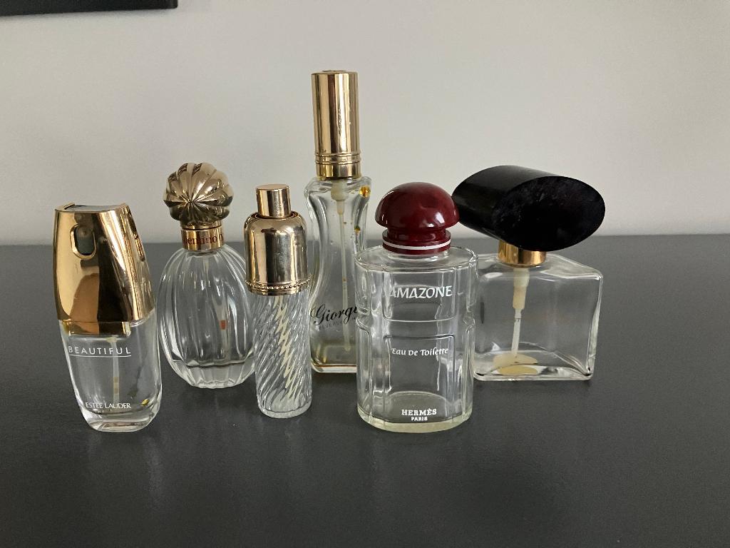 parfumflesjes, Ophalen of Verzenden, Gebruikt, Parfumfles