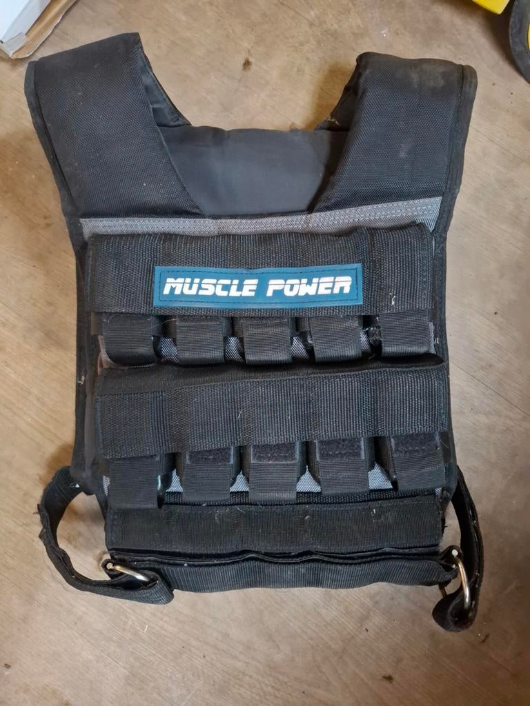 30 kg Gewichtsvest weighted vest muscle power, Sport en Fitness, Fitnessmaterialen, Ophalen