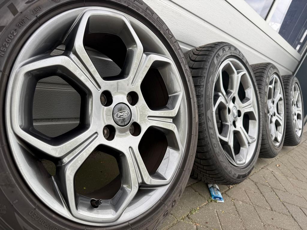 orig. 17 inch Ford Fiesta B479 Fusion B Max velgen banden, Gebruikt, -, -, Banden en Velgen