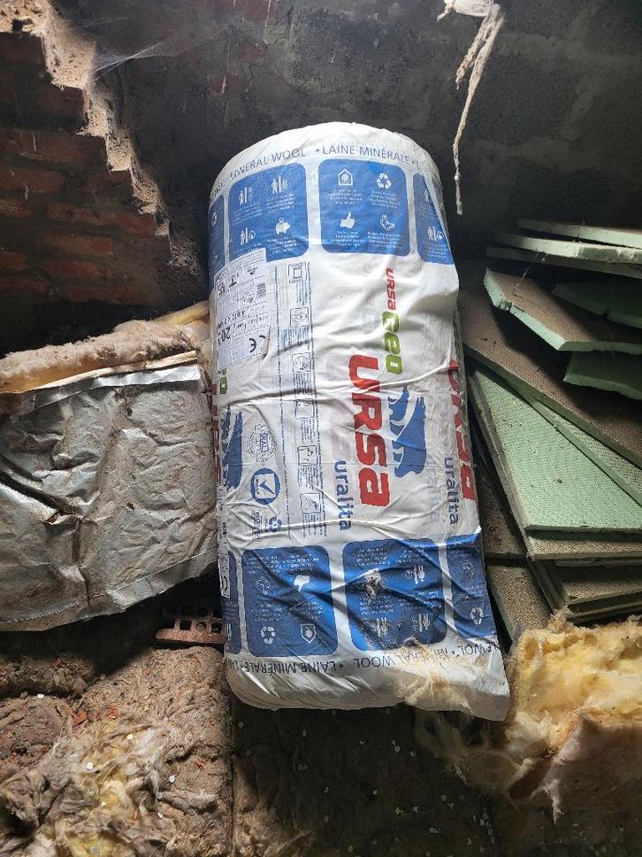 Glaswol URSA 12, Bricolage & Construction, Isolation & Étanchéité, Comme neuf, Isolation de toiture, Laine de verre, 12 cm ou plus