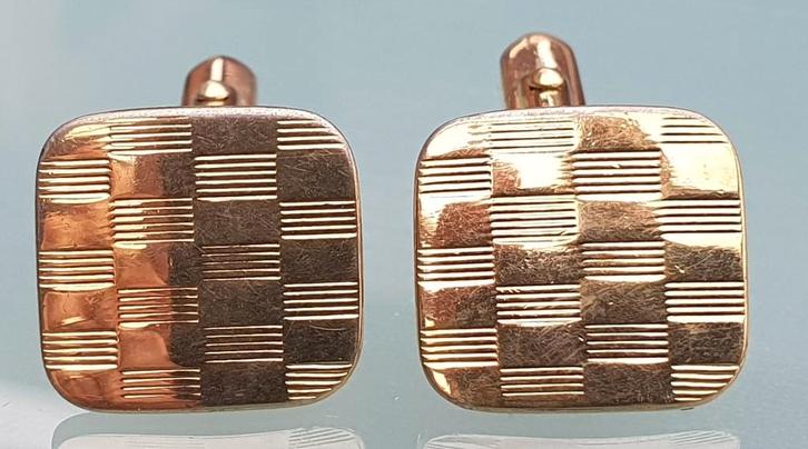 Vintage: Mooie manchetknopen, Handtassen en Accessoires, Manchetknopen, Zo goed als nieuw, Ophalen of Verzenden