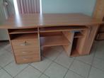 Grand bureau multi ouvertures beige, Enlèvement, Comme neuf, Bureau