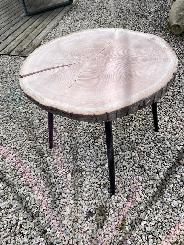Tuintafel met eiken blad, Huis en Inrichting, Tafels | Bijzettafels, Ophalen, Zo goed als nieuw