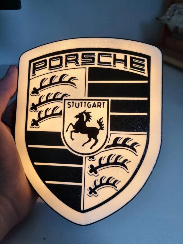 Lampe murale/boîte à lumière Porsche, Maison & Meubles, Lampes | Appliques, Neuf, Synthétique, Enlèvement ou Envoi