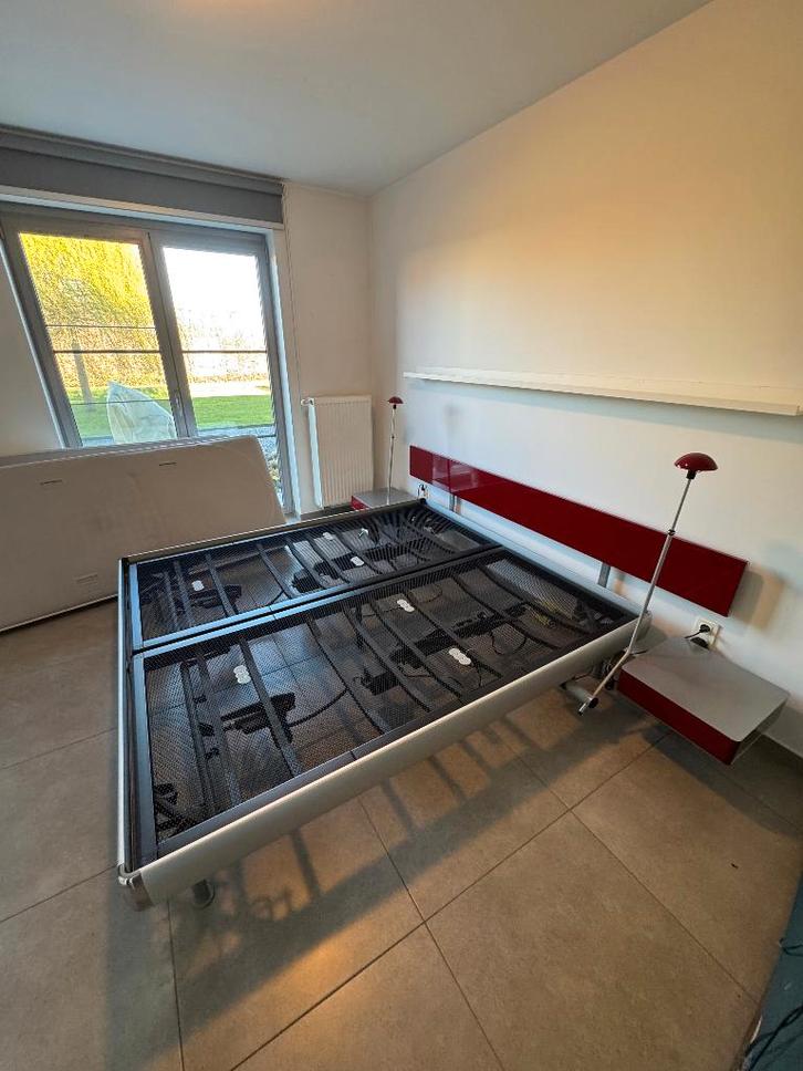 Auping Match Copenhagen bed 180200 alu rand spiraalbodemM2, Huis en Inrichting, Slaapkamer | Boxsprings, Zo goed als nieuw, 180 cm