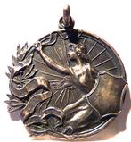 Medaillon van voetbalploeg uit Oudenaarde, Ophalen of Verzenden