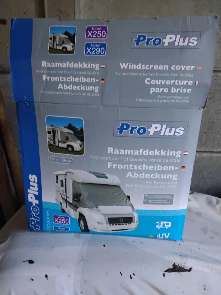 Afschermdoek camper, Ophalen, Gebruikt