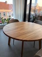 WOOOD Disc Eettafel Ø120 Eiken, Huis en Inrichting, Tafels | Eettafels, Ophalen, Zo goed als nieuw