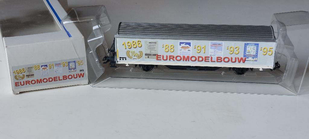 MARKLIN WAGON 10de EUROMODELBOUW 1986-1995 HO*AC* V2, Analogique, Courant alternatif, Wagon, Comme neuf