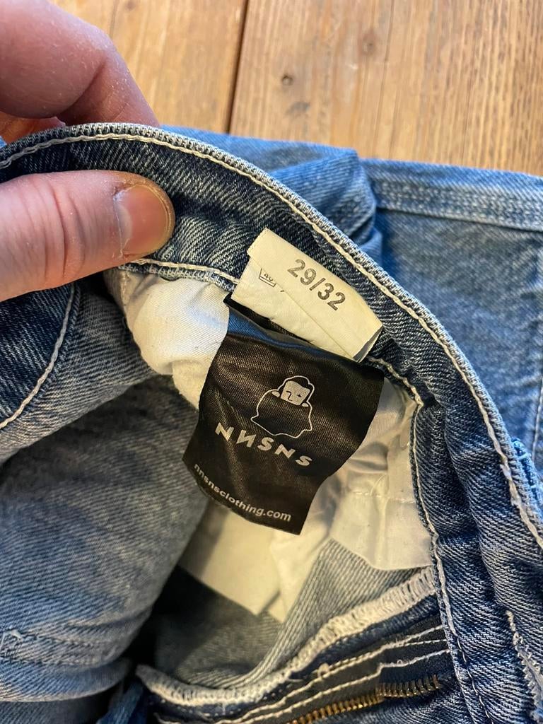 NNSNS jeans bigfoot maatje 29, Kleding | Heren, Spijkerbroeken en Jeans, Ophalen of Verzenden, Zo goed als nieuw