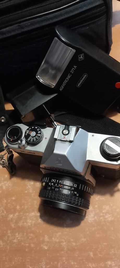 kodak pentax met fotorolletje en telelens, TV, Hi-fi & Vidéo, Appareils photo analogiques, Enlèvement, Utilisé, Pentax