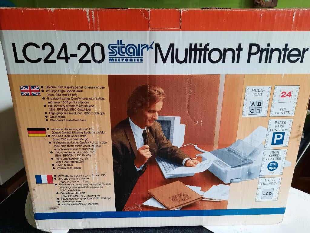 naaldprinter, Computers en Software, Printers, Ophalen, Zwart-en-wit printen, Gebruikt, Printer