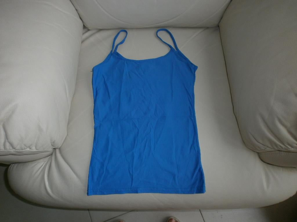 Top bleu XXS, Kleding | Dames, Topjes, Blauw, Ophalen of Verzenden, Zonder mouw, Maat 34 (XS) of kleiner