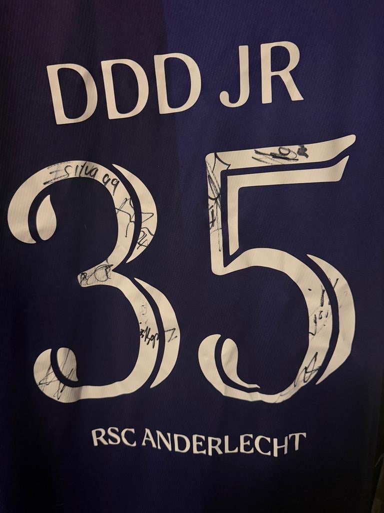 Gesigneerd shirt Anderlecht, Ophalen of Verzenden, Shirt