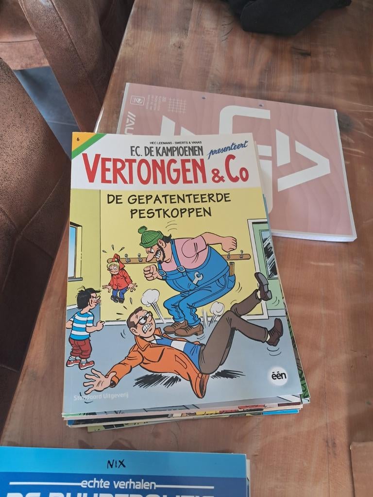 Vertongen en co strips, Ophalen