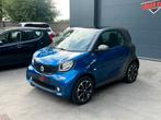 Smart Fortwo 453 Automaat 0.9Turbo Navi Airco Panorama Cruis, Auto's, Automaat, 898 cc, Stof, Blauw