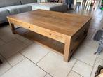 Massieve salontafel, Gebruikt, 100 tot 150 cm, Eikenhout, Minder dan 50 cm