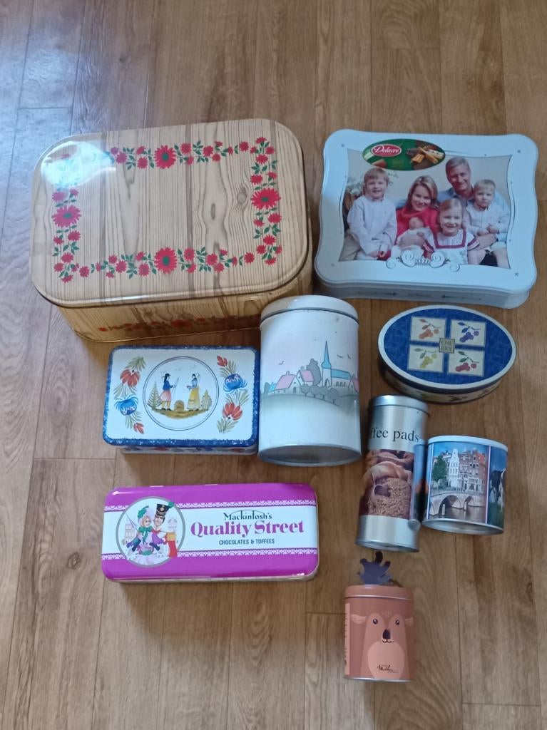 boîte en fer-blanc, Collections, Enlèvement ou Envoi, Utilisé