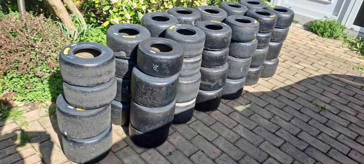 Stock karting Komet geel banden 13 sets, Sport en Fitness, Karting, Ophalen