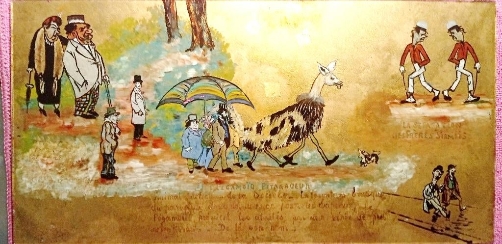 L'absurde en feuilles d'or une BD avant l'heure, Enlèvement