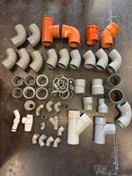 Pvc accessoires coudes Té colliers 110 90 réductions, Enlèvement, Comme neuf, PVC, Coudes