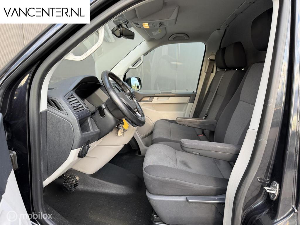 Volkswagen Transporter 2.0 TDI 150PK Automaat L2 MARGE Zwart, Autos, Achat, 3 places, 2500 kg, Noir