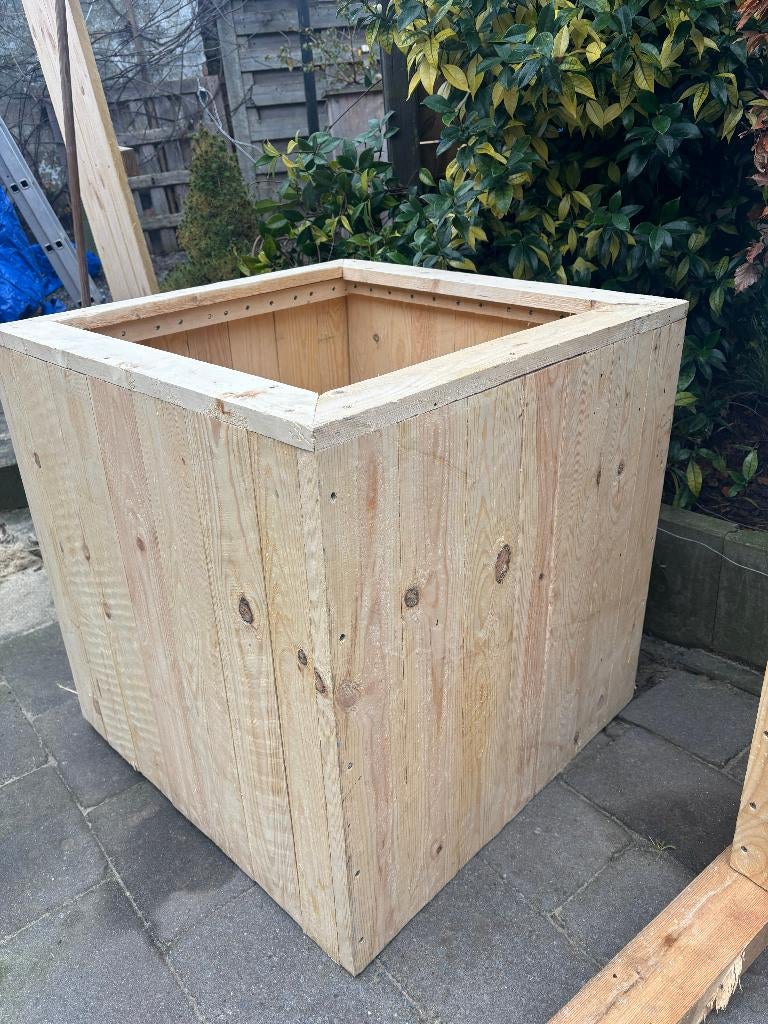plantenbak grenen 70x70x70, Doe-het-zelf en Bouw, Hout en Planken, Ophalen, Nieuw, Grenen
