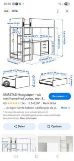 Hoogslaper Ikea nauwelijks gebruikt evt met matras, Ophalen, Hoogslaper