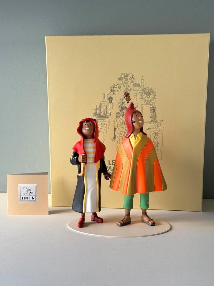 Zorrino & Abdallah - tintin - moulinsart - musée imaginaire, Collections, Personnages de BD, Comme neuf, Tintin, Enlèvement ou Envoi