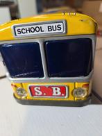 Jouets vintage : autobus scolaire en étain, Enlèvement ou Envoi, Comme neuf, Bus ou Camion